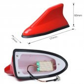 Yeni Tip Elektrikli Balık Sırtı Köpekbalığı Balina Anten Siyah Tavan Anteni - 2