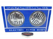Hella Tip Süper Tone Küçük Kafa Korna Seti 12 Volt Krom 2 Adet - 3