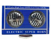 Hella Tip Süper Tone Küçük Kafa Korna Seti 12 Volt Krom 2 Adet - 4