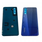 Kdr Oppo Realme 6 Arka Pil Kapağı Bighole Mavi - 1