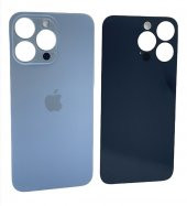 Kdr İPhone 13 Pro Arka Pil Batarya Kapağı Bighole Mavi - 1