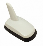 Audi Tip Balık Sırtı Anten Balina Anten Süs Tavan Anteni Beyaz - 1