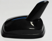 Audi Tip Balık Sırtı Anten Balina Anten Süs Tavan Anteni Siyah - 3