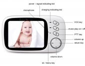 Baby Monitor - Gece Görüşlü Oda Sıcaklığı Kontrollü Bebek Video Kamerası - 2