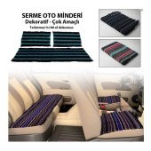 Kilim Dokuma Oto Koltuk Kılıfı 3 Parça Serme Kilim - 1