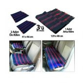 Kilim Dokuma Oto Koltuk Kılıfı 3 Parça Serme Kilim - 5