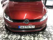 Üniversal Esnek BRABUS Lip 3 Parça Piano Black ABS Plastik Flaplı - 8