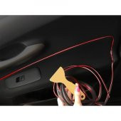 Araç İçi 5M Fitilli Torpido İp Şerit Dekor Fitil Aparatlı Kırmızı thumbnail 3