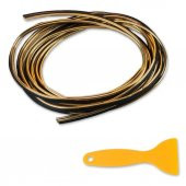 Araç İçi 5M Fitilli Torpido İp Şerit Dekor Fitil Aparatlı ALTIN - 2