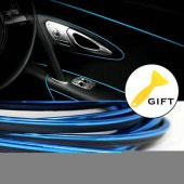 Araç İçi 5 M Fitilli Torpido İp Şerit Dekor Fitil Aparatlı MAVİ - 1