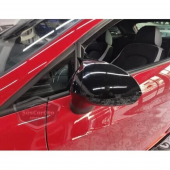 Seat İbiza MK4 2009-2017 Batman Yarasa Ayna Kapağı Piano Black ABS Plastik - 4