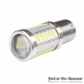 KGN 30 Ledli Beyaz Geri Vites Lambası Tek Duy Mercekli 2 Adet Canbus - 5