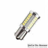 KGN 30 Ledli Beyaz Geri Vites Lambası Tek Duy Mercekli 2 Adet Canbus - 6