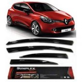 SUNPLEX Renault Clio 4 2013+ Spor Cam Rüzgarlığı 4 Parça thumbnail 4