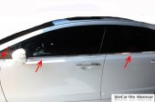 Honda Civic 2006-2011 Sedan Krom Cam Çıtası 4 Kapı 6 Parça P.Çelik - 2