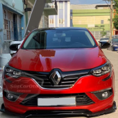 Renault Megane 4 2016 Sonrası Batman Yarasa Ayna Kapağı Piano Black ABS Plastik thumbnail 1