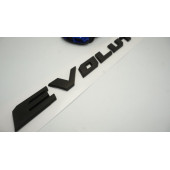 Mitsubishi Lancer Evolation X 3M 3D Bagaj Yazı Logo Amblem - 3