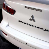 Mitsubishi Lancer Evolation X 3M 3D Bagaj Yazı Logo Amblem - 5