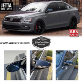 Vw Jetta MK6 2011 Sonrası Batman Yarasa Ayna Kapağı Piano Black ABS Plastik - 1