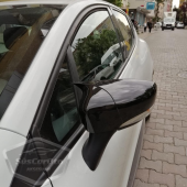 Renault Clio 4 2012-2019 Batman Yarasa Ayna Kapağı Piano Black ABS Plastik - 3