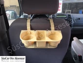 Araç İçi Koltuk Başlık ve Koltuk Arası Bardak Tutucu, Bardaklık - 7