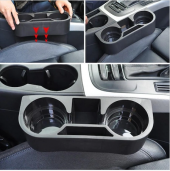 Araç İçi Koltuk Arası ve Başlık Bardak Tutucu, Bardaklık Gri - 7