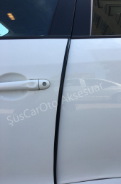 SAMURAİ Araç Kapı Koruma Fitili Çarpma Çizik Önleyici Siyah - 8