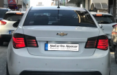 Chevrolet Cruze Bagaj Üstü Spoiler Bagaj Çıtası Parlak Beyaz - 1