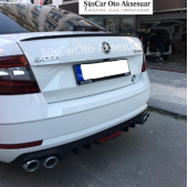 Skoda Octavia Bagaj Üstü Spoiler Bagaj Çıtası Piano Black - 1