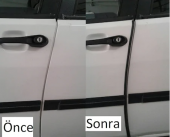 Araç Kapı Koruma Fitili Çarpma Çizik Önleyici Fitil U Tip Siyah 5 Metre - 5