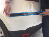 5D Tampon Bagaj Kapı Eşiği Koruyucu Şerit Bant Mavi Piano Black - 5