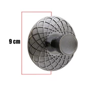 Dinar Çekmece Dolap Dolabı Kapak Kulpu Kulpları Kulbu 32 Mm Füme Metal Kulp Mobilya Mutfak thumbnail 4