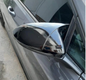 Araca Özel Batman Yarasa Ayna Kapağı Piano Black ABS Plastik - 11