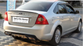 Ford Focus 2 2.5 Bagaj Üstü Spoiler Bagaj Çıtası Piano Black - 2