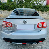 Vw Jetta MK5 2005-2010 Bagaj Üstü Spoiler Çıtası Piano Black Parlak Siyah - 1
