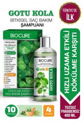 Biocure Saç Dökülme Karşıtı Bitkisel Bakım Şampuanı Zayıf ve Dökülen Saçlar 400 ml - 1