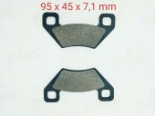ATV 250 FREN DİSK BALATA KARE DELİK 2 KULAK FA395 - 1