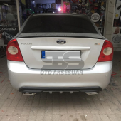 Ford Focus 2-2,5 Bagaj Üstü Slim Spoiler Piano Black Parlak Siyah - 8