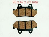 ÖN FREN DİSK BALATASI FA069 HONDA GL 1500 GOLDWİNG (1990-2000) - 1