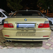 Bmw E46 1998-2005 Bagaj Üstü Slim Spoiler Piano Black Parlak Siyah - 4