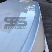 Wv Jetta Mk6 Bagaj Üstü Slim Spoiler Piano Black Parlak Beyaz - 2
