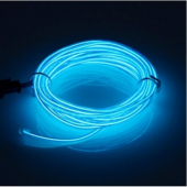 Araç Araba İçi Torpido Ledi Renkli ip Neon Led 2 Metre Mavi Neon - 2