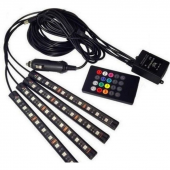 Müziğe Sese Duyarlı Ayak Altı Led Kumandalı Rgb - 2