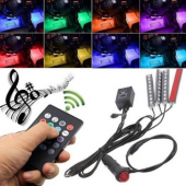 Müziğe Sese Duyarlı Ayak Altı Led Kumandalı Rgb - 3