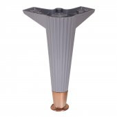 Mobilya Kanepe Koltuk Ünite Ayağı 22 cm Baza Ayak Antrasit Roz thumbnail 2