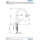 Eca Niobe Kuğu Borulu Lavabo Bataryası 102188054 - 2