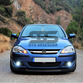 Sts Oto Aksesuar Opel Corsa C Lip Üniversal 2 Parça Astra H Tipi Esnek Tampon eki - 5