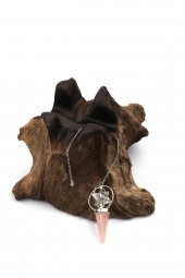 Pembe Kuvars - Kristal Kuvars Doğal Taş Markaba Model Pandül thumbnail 2