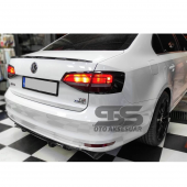 Sts Oto Aksesuar Vw Jetta Mk6 Bagaj Üstü Spoiler Bagaj Çıtası Piano Black 2010-2017 - 5