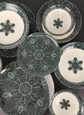 Cooker CKR4021 Dijital Baskılı 24 Parça Porselen Yemek Takımı thumbnail 1